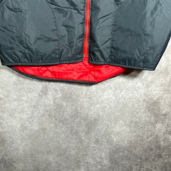 Northwest Quilted Vest Jacket Mens Size Large Black Zip Up Employee Pockets Work - Picture 4 of 12